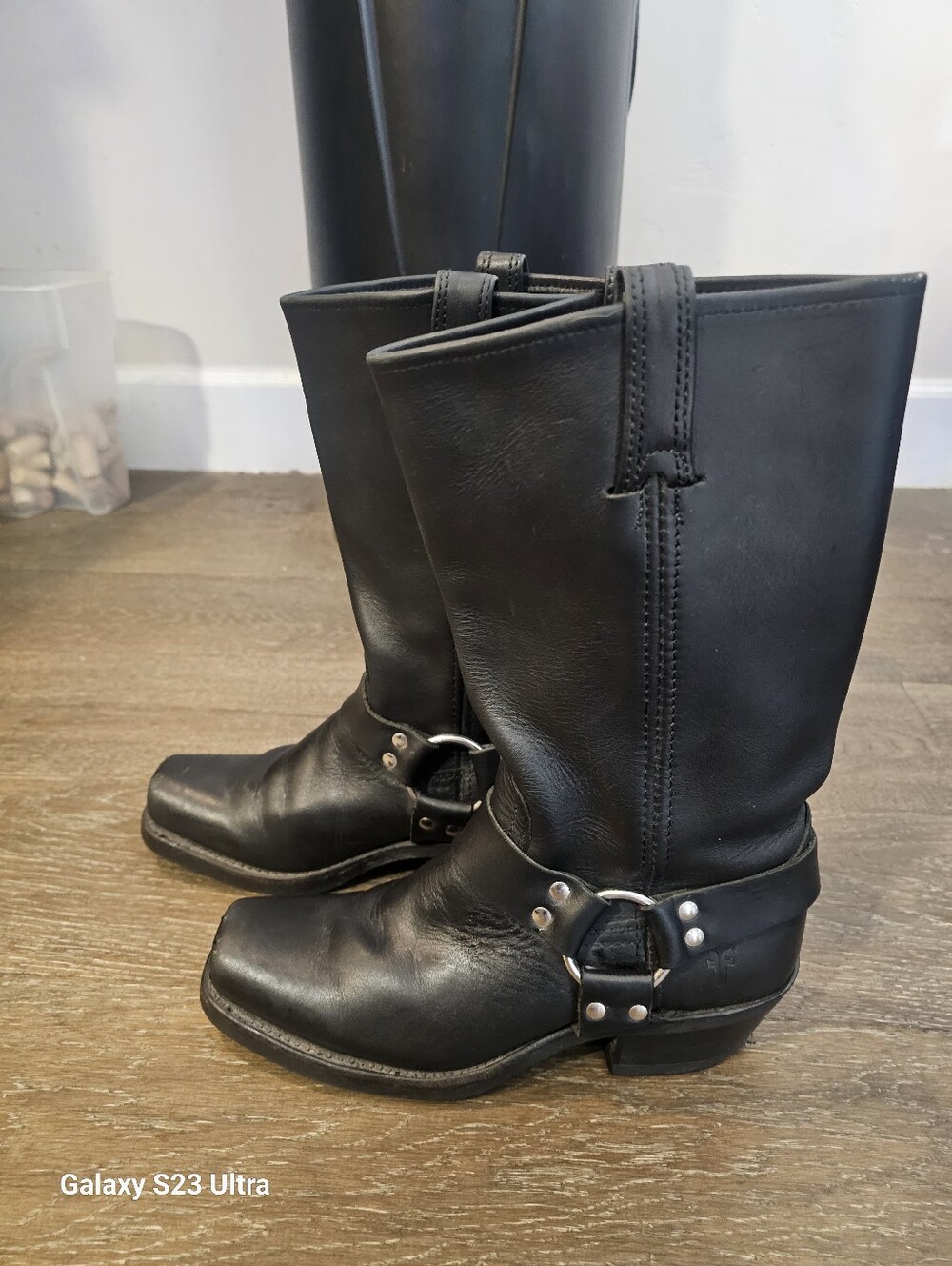 Frye Harness Boot- Black Size 8.5 - Picture 4 of 14